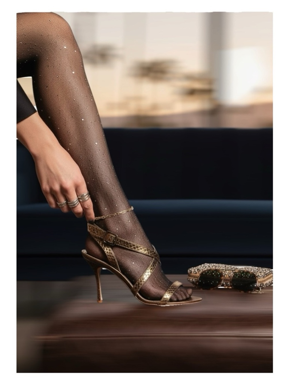Manolo Blahnik ❤︎ Sizzle Strappy Heeled Sandals ❤︎ Bronze Reptile ❤︎ 39.5 8.5 9